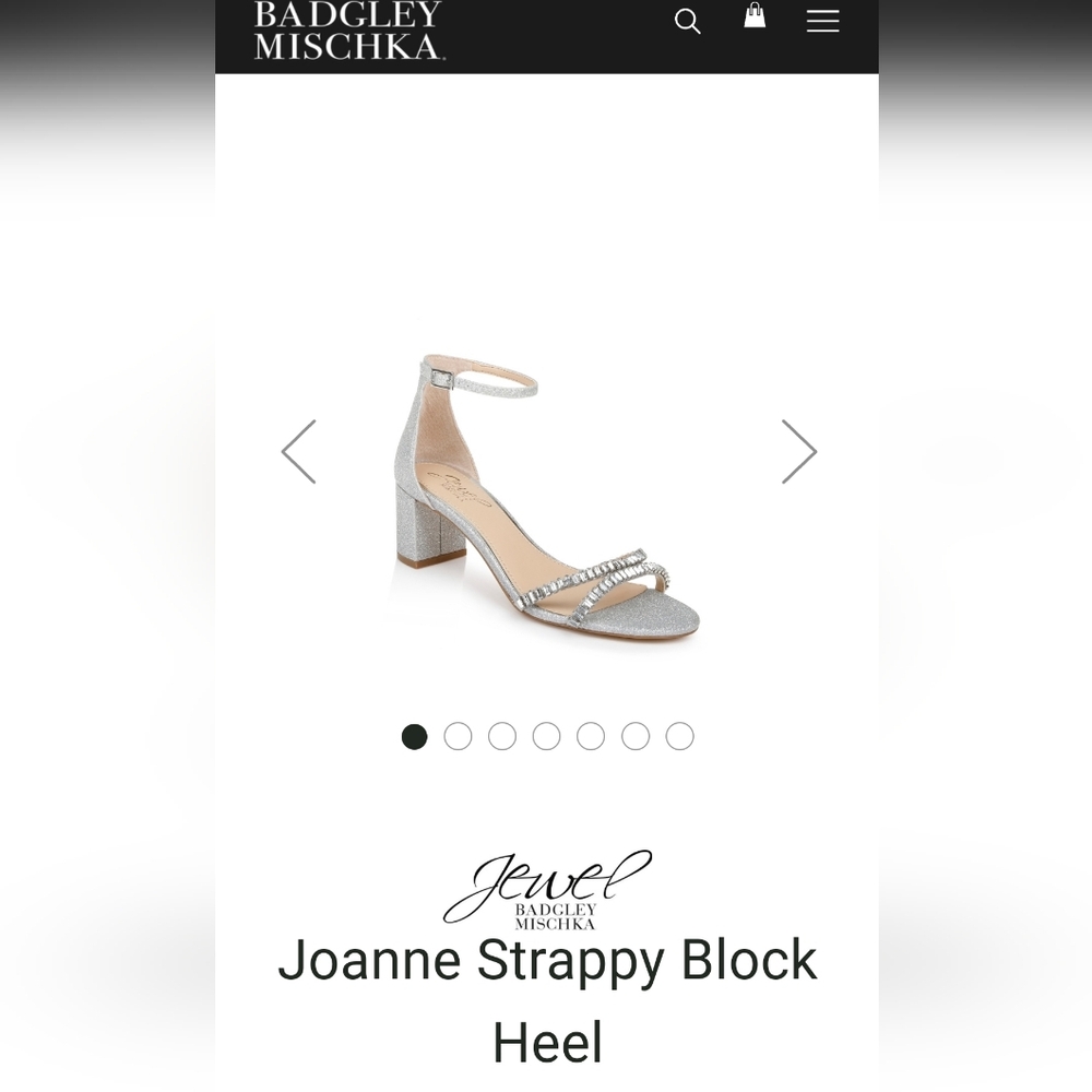 NWOT Sz 10 Badgley Mischka "Joanne" Heels